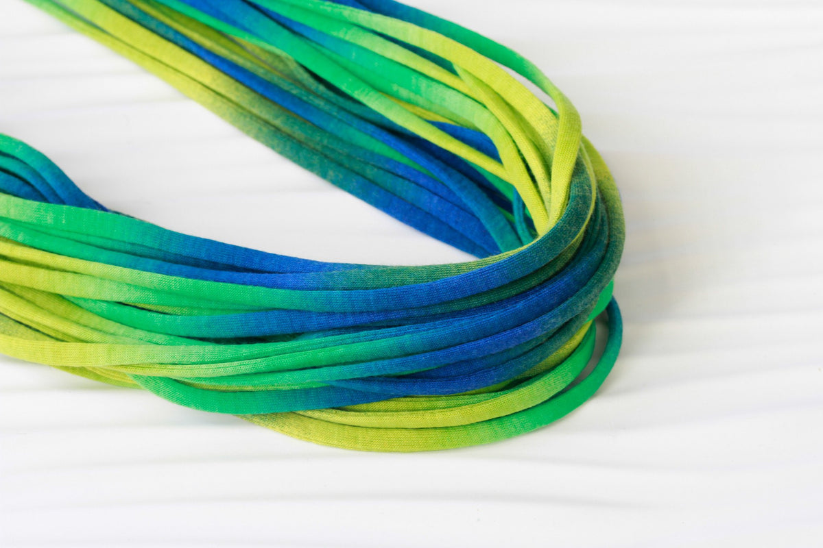 Green and Blue Infinity Scarf &#39;Spectrum&#39;