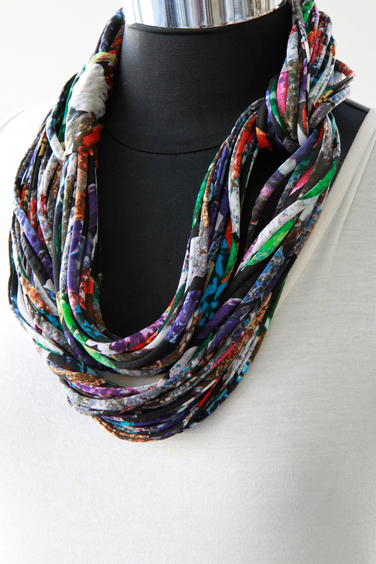Multi Color Infinity Scarf &#39;Mirage&#39;