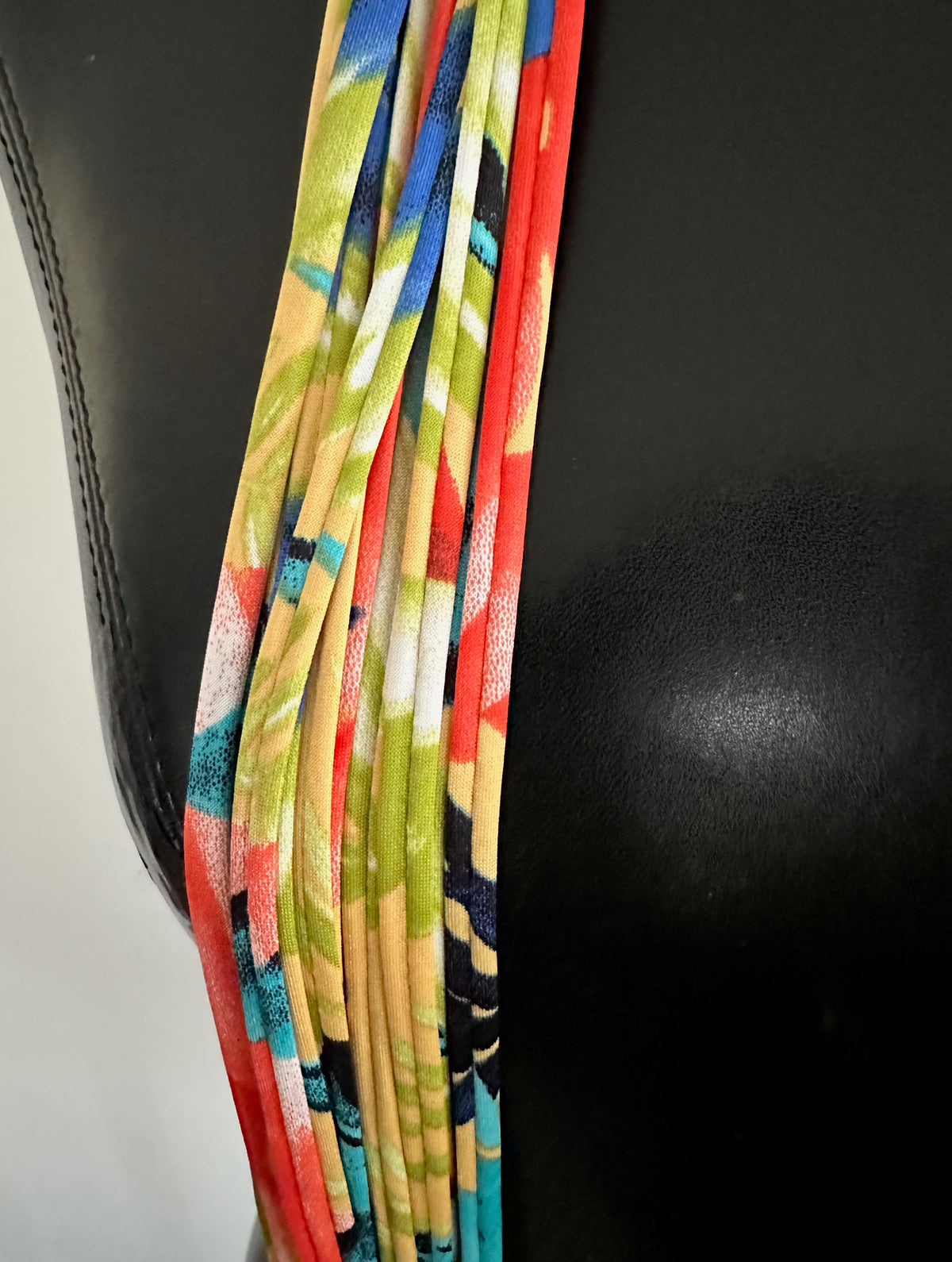 Coral Scarf Necklace by Necknots
