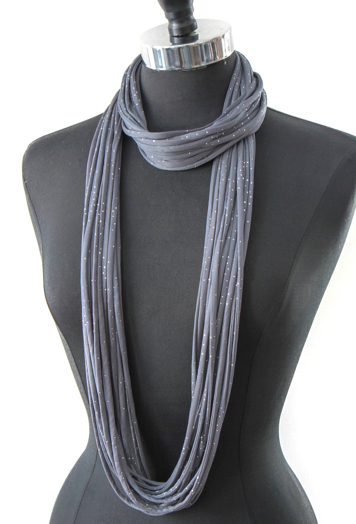 Gray Infinity Scarf &#39;French Bliss&#39;