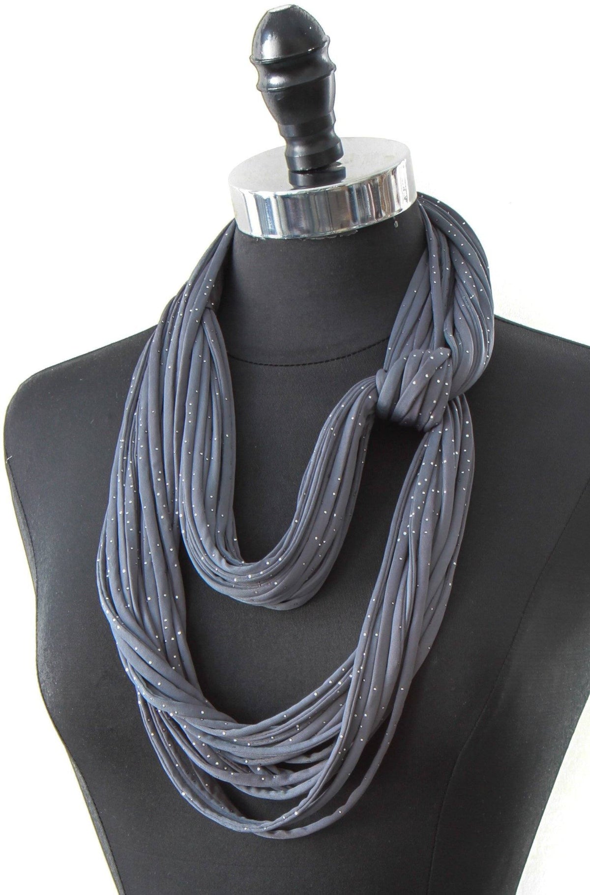Gray Infinity Scarf &#39;French Bliss&#39;