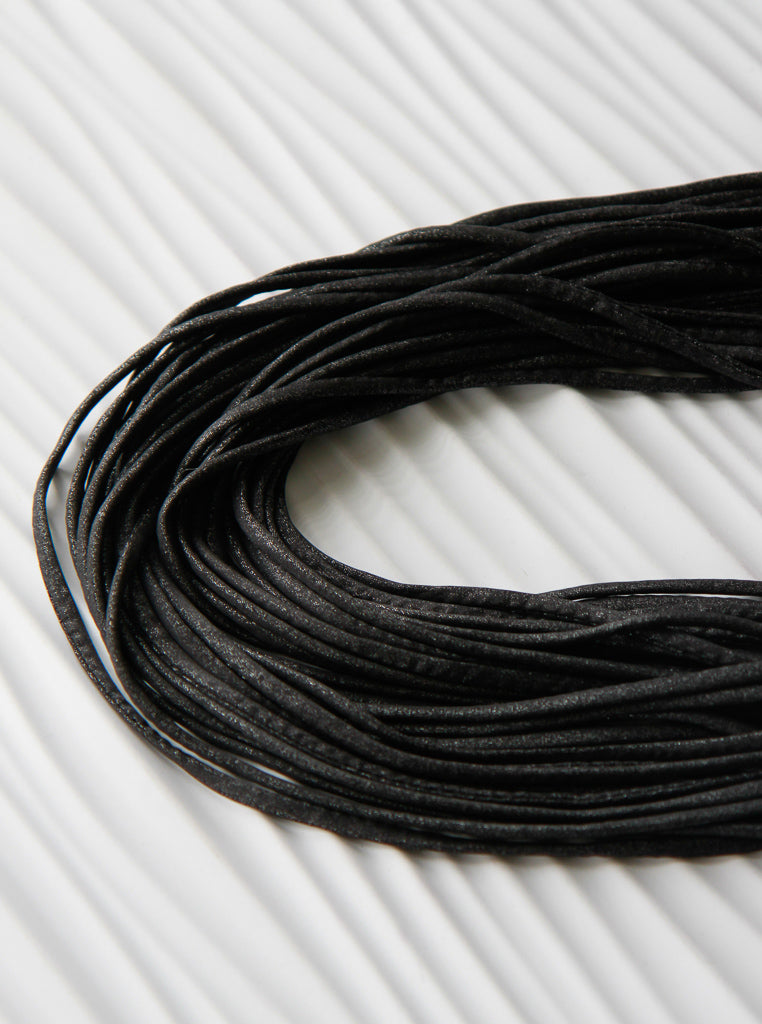 Black Infinity Scarf with Silver Sheen &#39;Frost&#39;