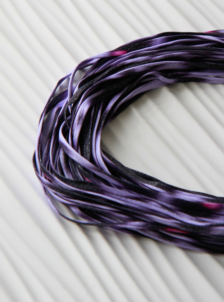 Ikat Print Infinity Scarf in Purple and Pink &#39;Sorbet&#39;