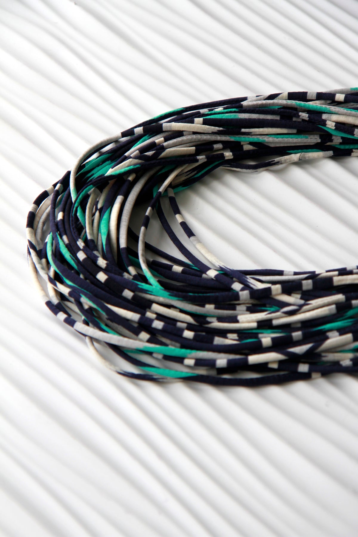 Infinity Scarf in Blue and Turquoise &quot;Glow&quot;
