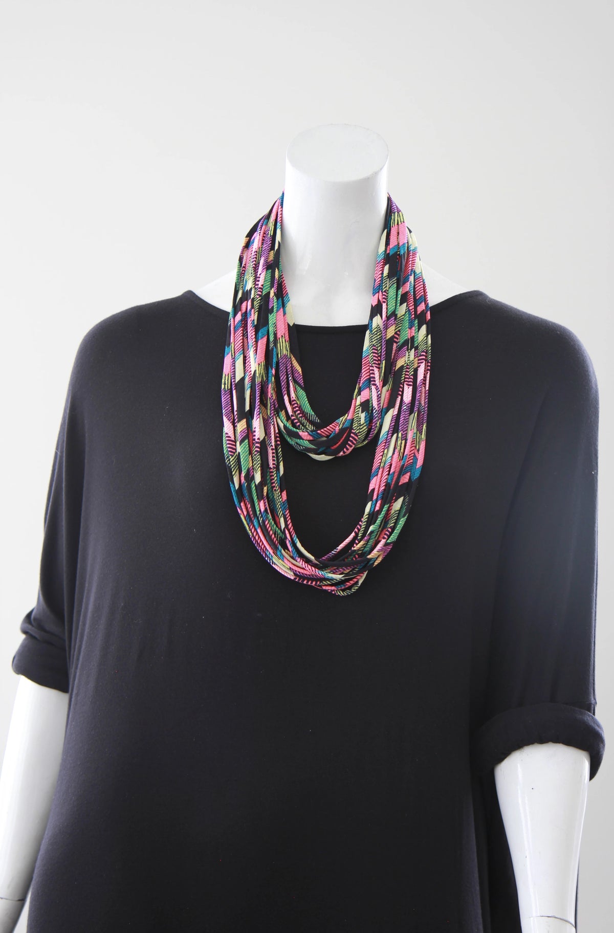 Bright Multi-Colored Infinity Scarf &#39;JOY&#39;