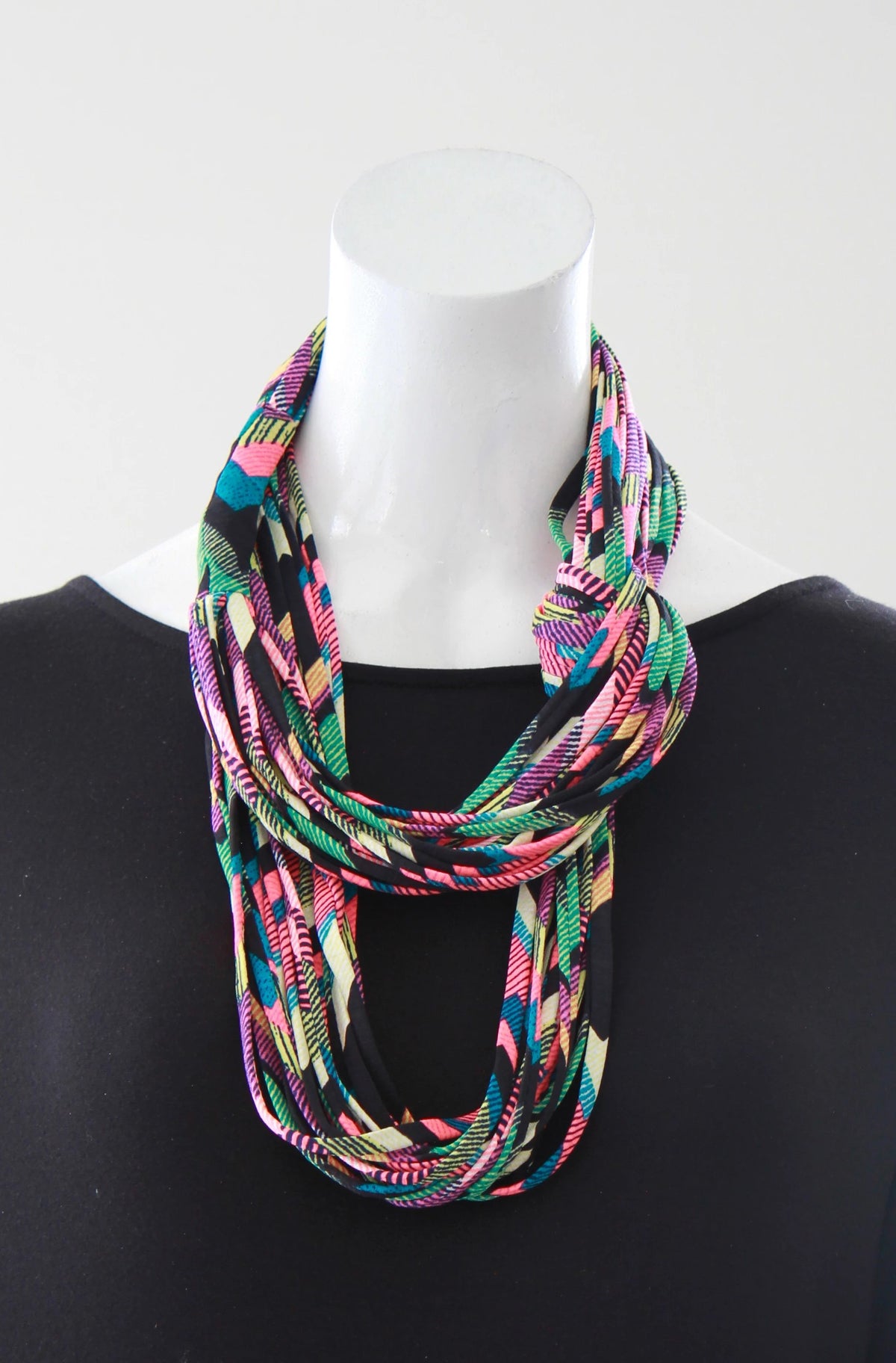 Bright Multi-Colored Infinity Scarf &#39;JOY&#39;