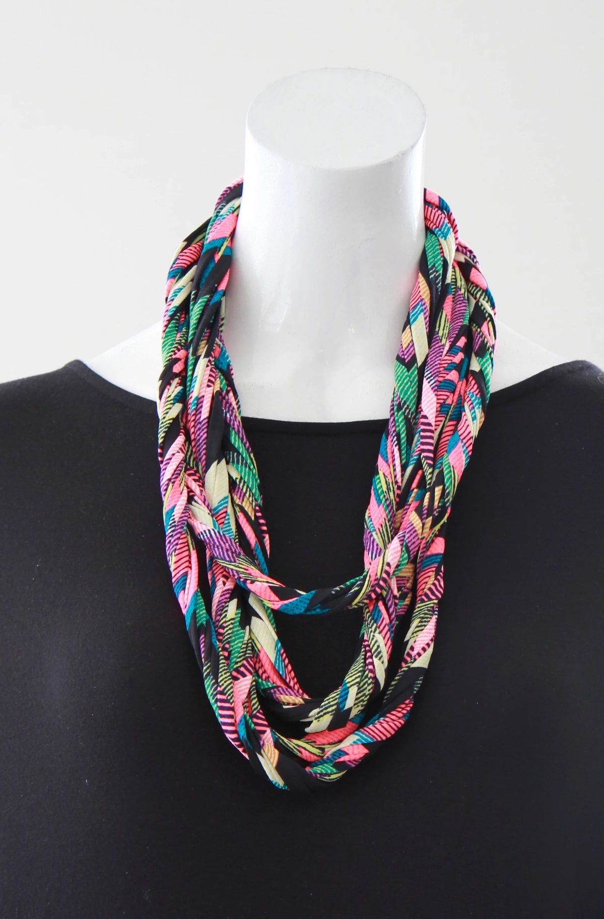 Bright Multi-Colored Infinity Scarf &#39;JOY&#39;