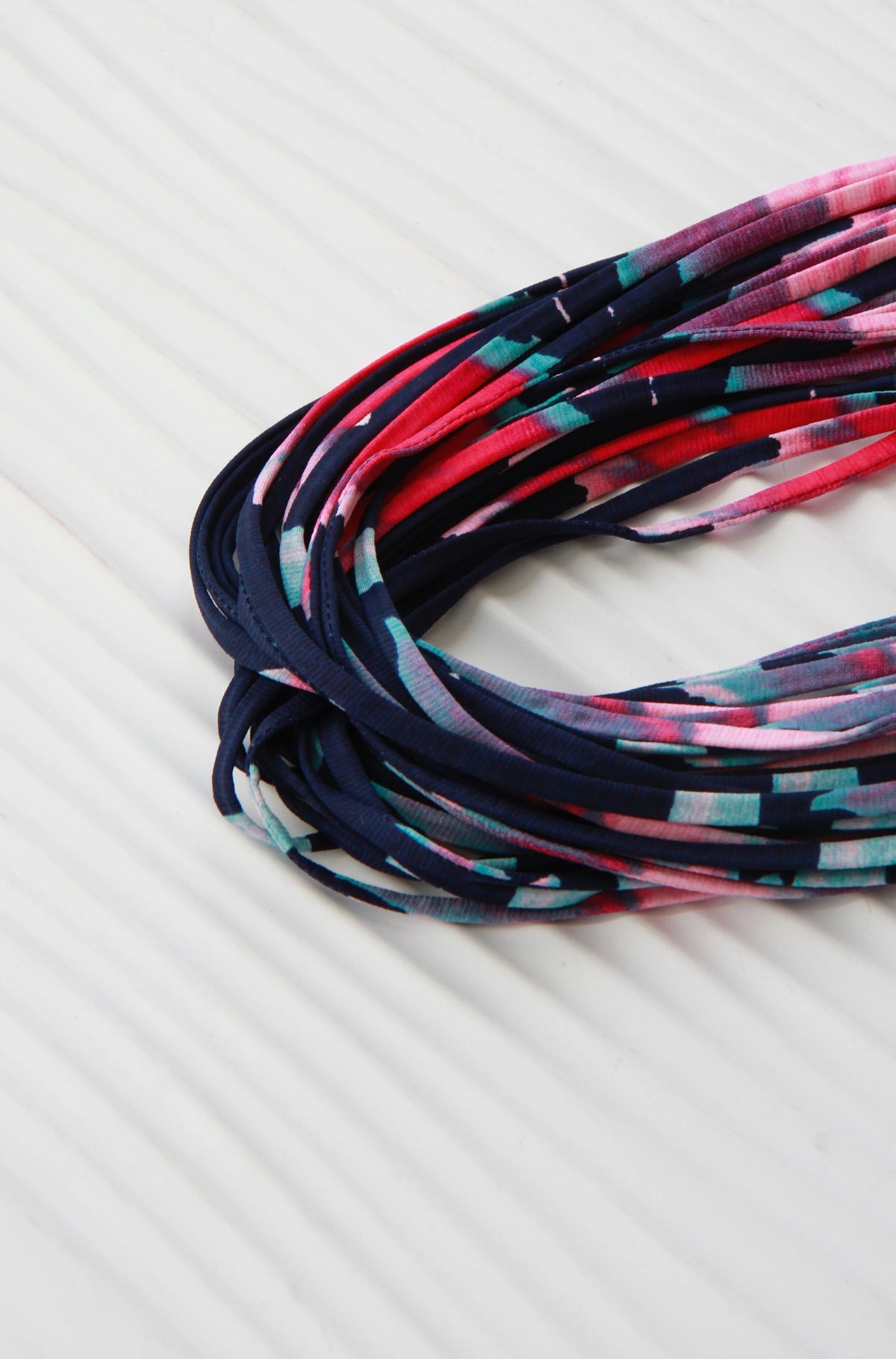 &#39;Full Bloom&#39; Multi-Coloured Infinity Scarf Necklace