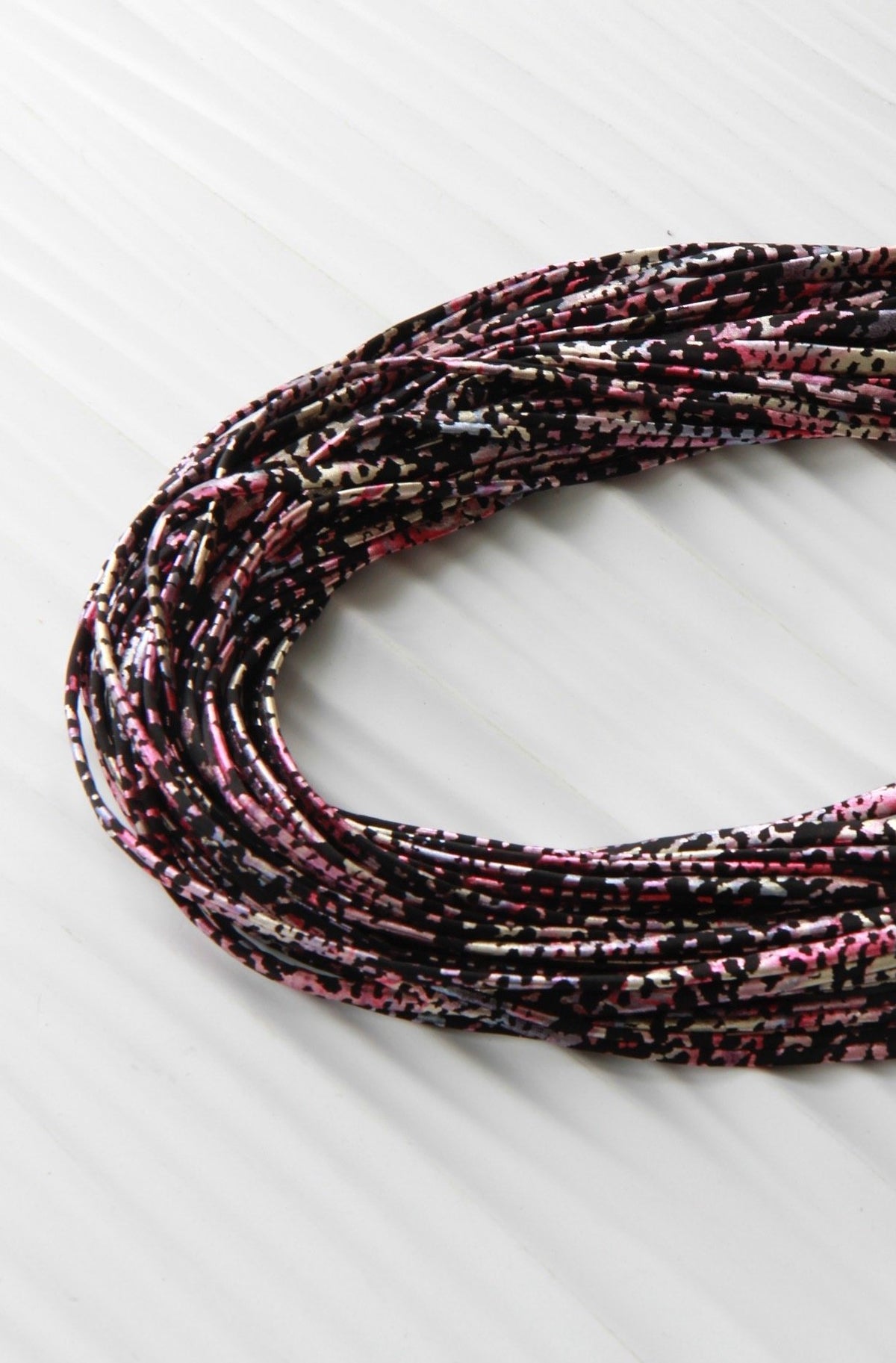 Infinity Scarf or Necklace in Multi Color iridescent Print &#39;Chameleon&#39;