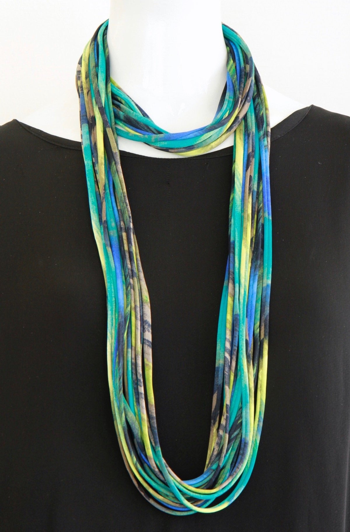 One of a Kind Infinity Scarf-See Variations in Listing-&#39;Pacific&#39;