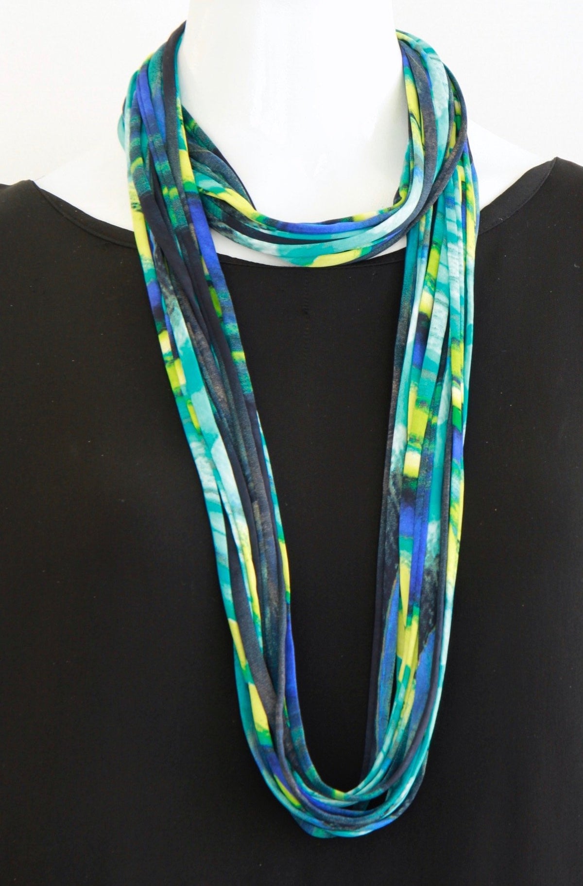 One of a Kind Infinity Scarf-See Variations in Listing-&#39;Pacific&#39;