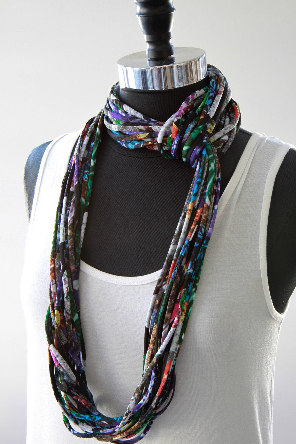 Multi Color Infinity Scarf &#39;Mirage&#39;