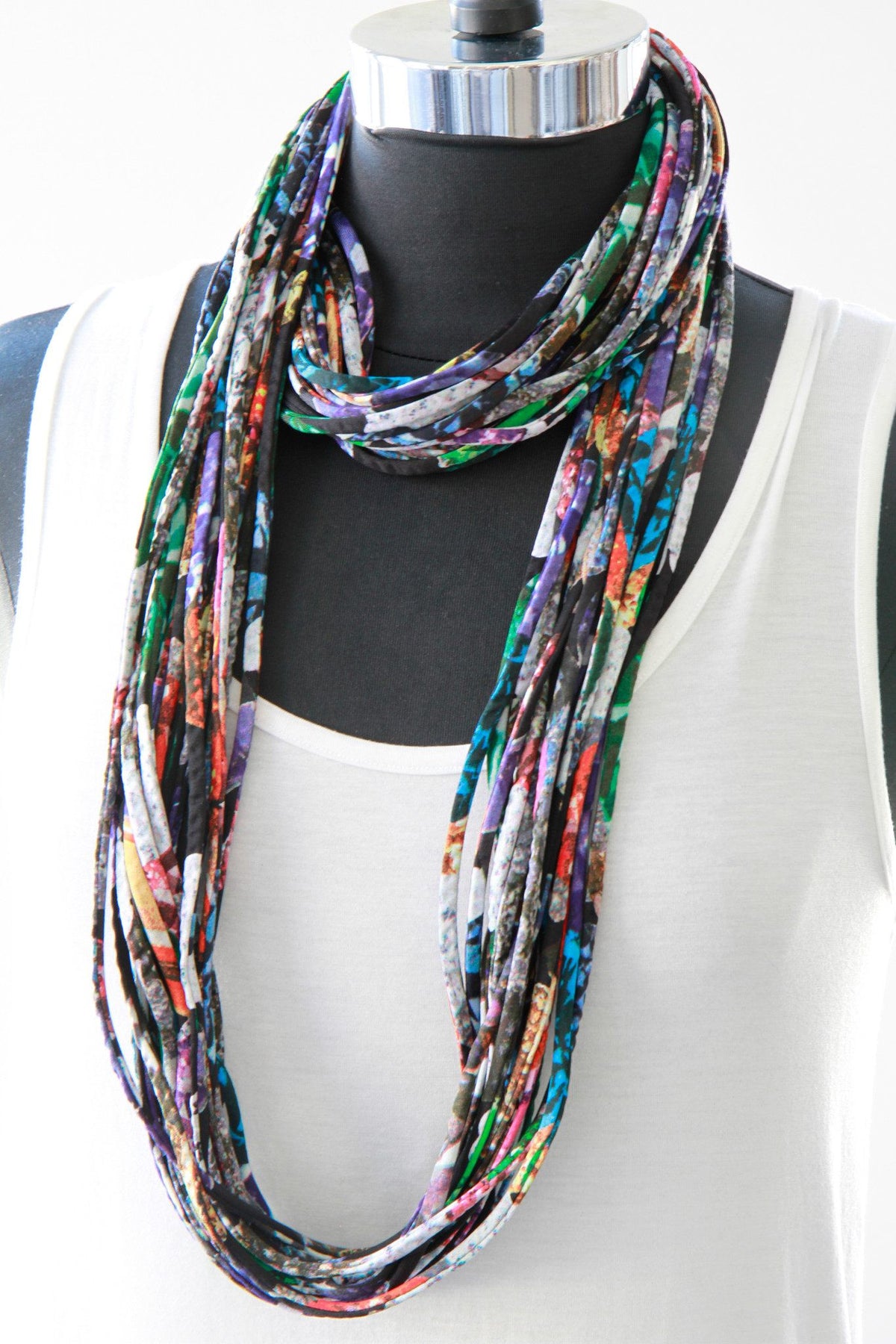 Multi Color Infinity Scarf &#39;Mirage&#39;